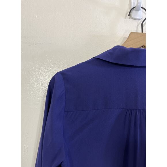 Diane Von Furstenberg Silk Lorelei Two Minimalist Quiet Luxe Sophisticated Top M - Picture 12 of 16